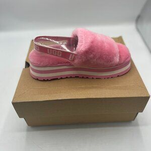 NWT UGG Disco Stripe Slide Slipper Pink Rose Women's US sizes 8 Brand NEW!!!